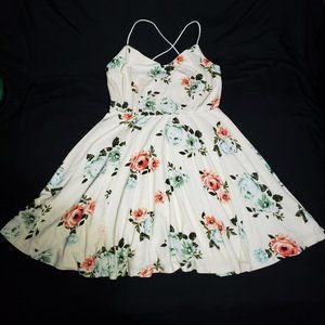 Floral Fit and Flare Mini Dress